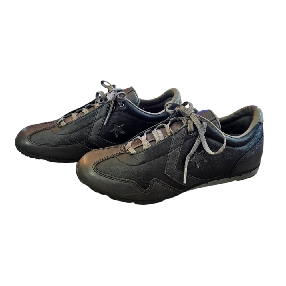 Converse Revival Ox Black Leather Women's Sneakers